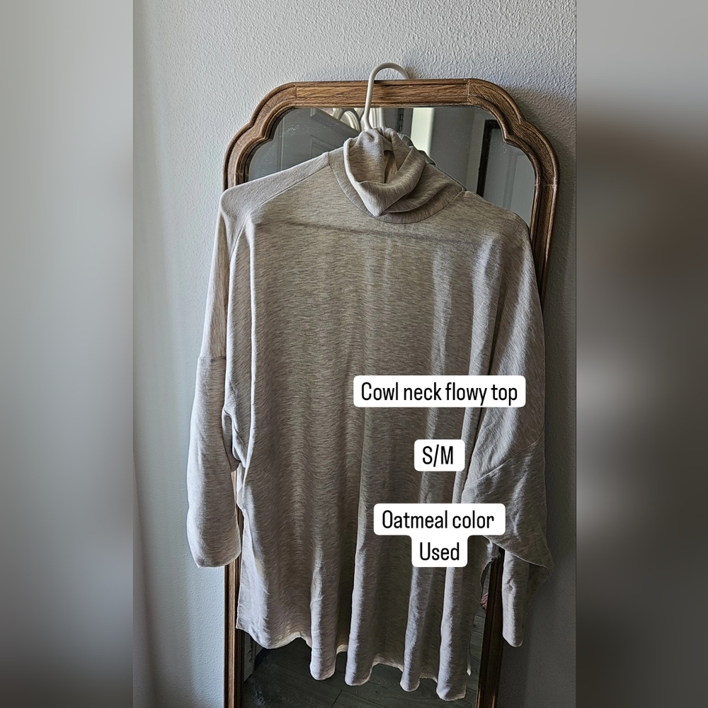 Cowl neck top
